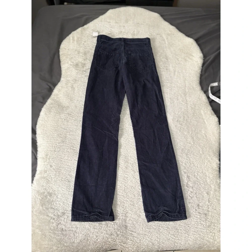 New Gap Kids Navy Blue Corduroy Slim‎ Chino Pants Size 16